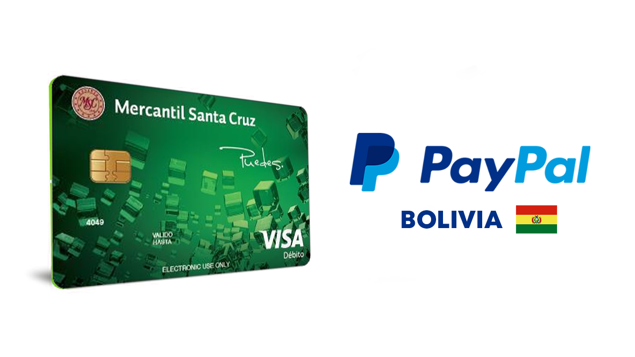 Asociar Tarjeta de Débito a PayPal Bolivia