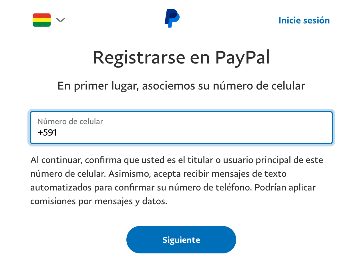 Cómo crear una cuenta PayPal Bolivia
