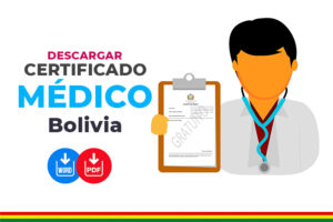 Cómo Descargar Certificado Médico en Bolivia PDF y WORD